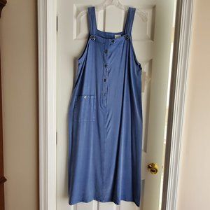 Froxx Petite Tencel Periwinkle Blue Jumper Style Dress Size Medium NWT